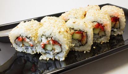 rolls, sushi