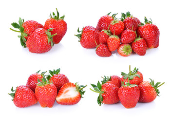 Obraz na płótnie Canvas strawberry on white background