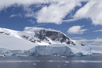 View from Goudier Island, Antarctica.