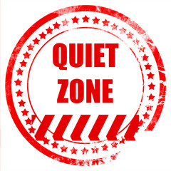 Quiet zone sign