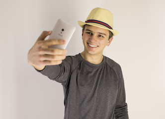 Man taking selfie of himself