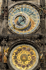 Fototapeta na wymiar Astronomische Uhr in Prag Altstädter Ring