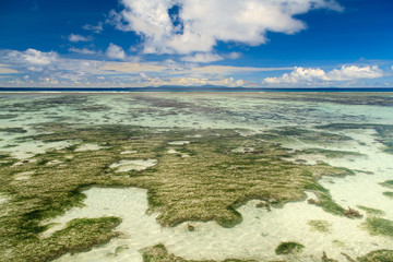 Lagune am Anse Source d'Argent, La Digue, Seychellen
