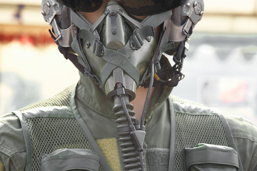 Military pilot helmet set.Air force concept.