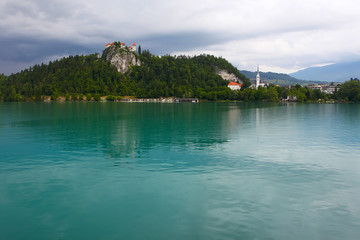 Fototapeta na wymiar Bled lake.Slovenia