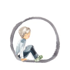 ひとりぼっち、男の子