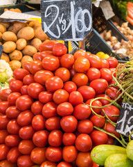 Tomatos in the Street Market