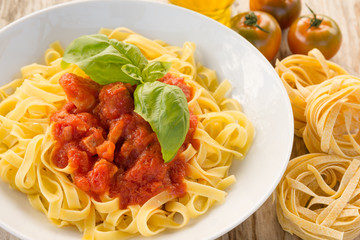 Tagliatelle al sugo di carne