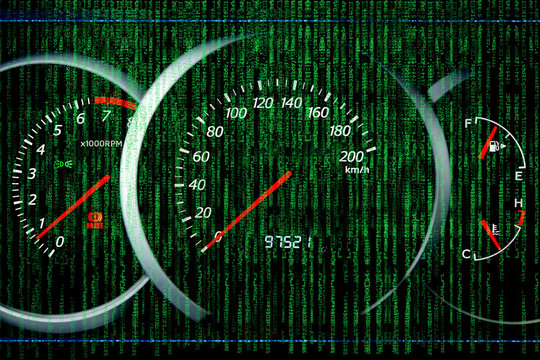 Display computer server connections flashing