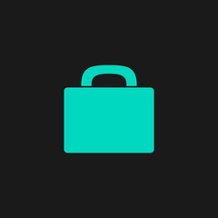 Suitcase flat icon