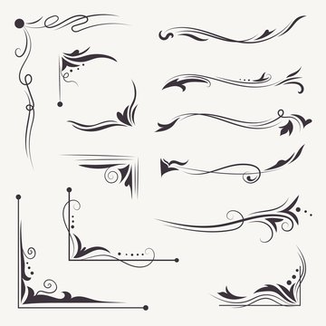 Vector Elegant Arabic Vignettes