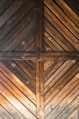 Fototapeta premium Traditional wooden door with cross