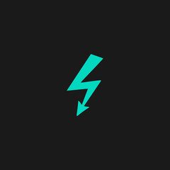 bolt flat icon