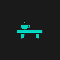 cup on the table icon