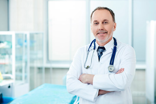 Confident general practitioner is ready to work