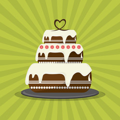 Cake icon design