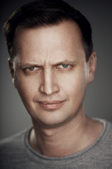 Obraz premium Portrait of emotional man