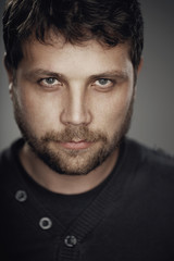 Obraz premium Portrait of emotional man