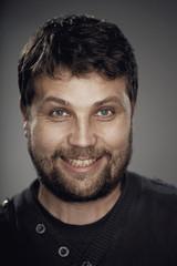 Fototapeta premium Portrait of emotional man