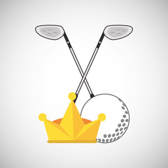 Golf icon design