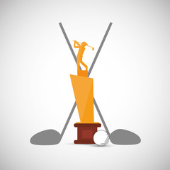 Golf icon design