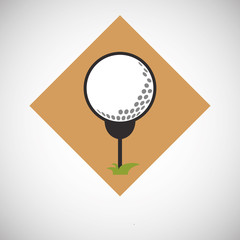 Golf icon design