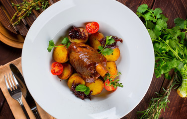 Appetizing duck