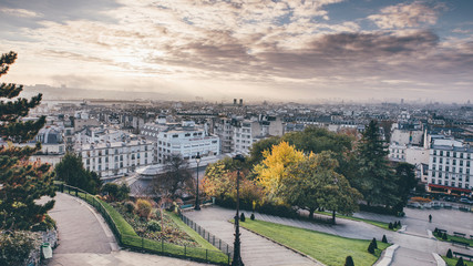 Amazing Sunrise from Sacre Coeur