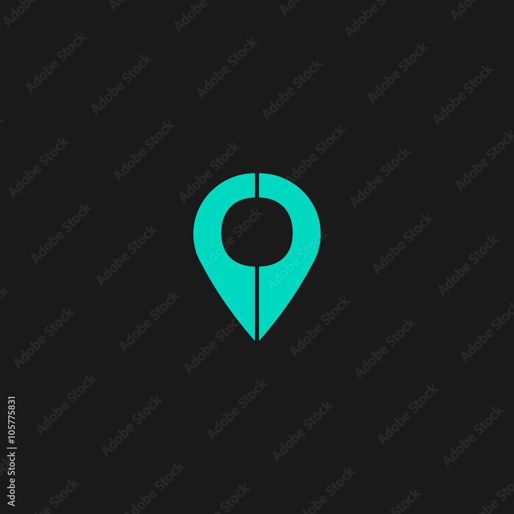 Poster mark pointer icon