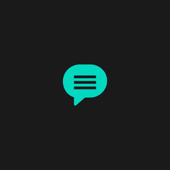 speech bubble icon