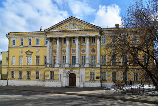 Demidov city estate, Gorokhovsky lane, now  Institute of Geodesy and Cartography Engineers in Moscow, Russia