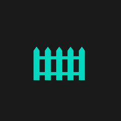 Fence icon - Vector