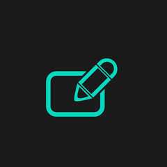 Registration icon, vector illustration.