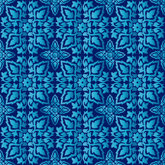 Antique ottoman turkish pattern vector design seventy four