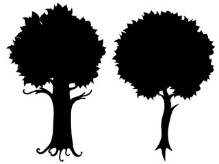 tree silhouette vector