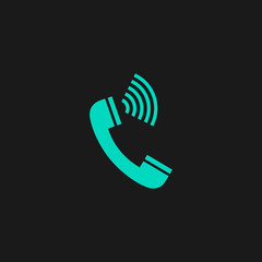 Sound from the handset - phone icon