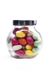 Colored Candy Jar