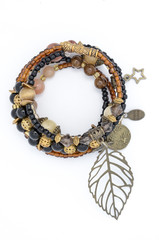 bracelet of beads isolated