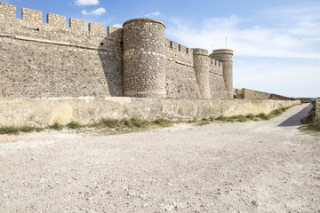 Fototapeta na wymiar Ancient Castle in Chinchilla de Monte Aragon - Albacete - Spain
