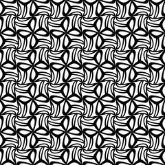 Vector modern seamless geometry pattern, black and white abstract geometric background, subtle pillow print, monochrome retro texture, hipster fashion design