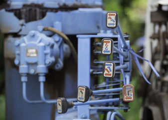 Old Hiab Crane and Rusty Hook
