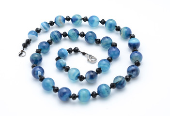 beads from natural stones isolated