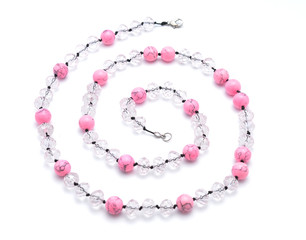 beads from natural stones isolated