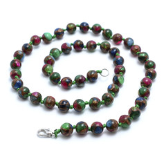 beads from natural stones isolated