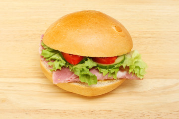Ham salad roll