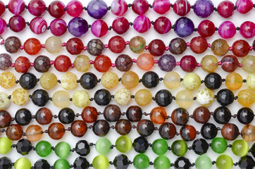 texture of color beads
