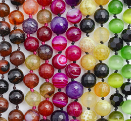 texture of color beads