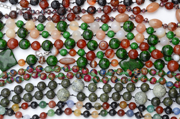 texture of color beads