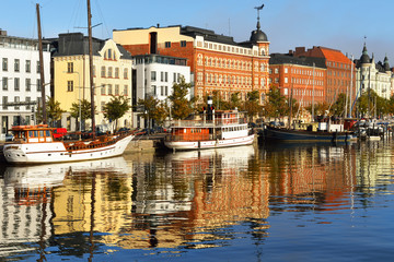 Finland, Helsinki. Water landscape