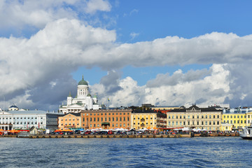 Obraz na płótnie Canvas Market Square (Kauppatori) is central square in Helsinki